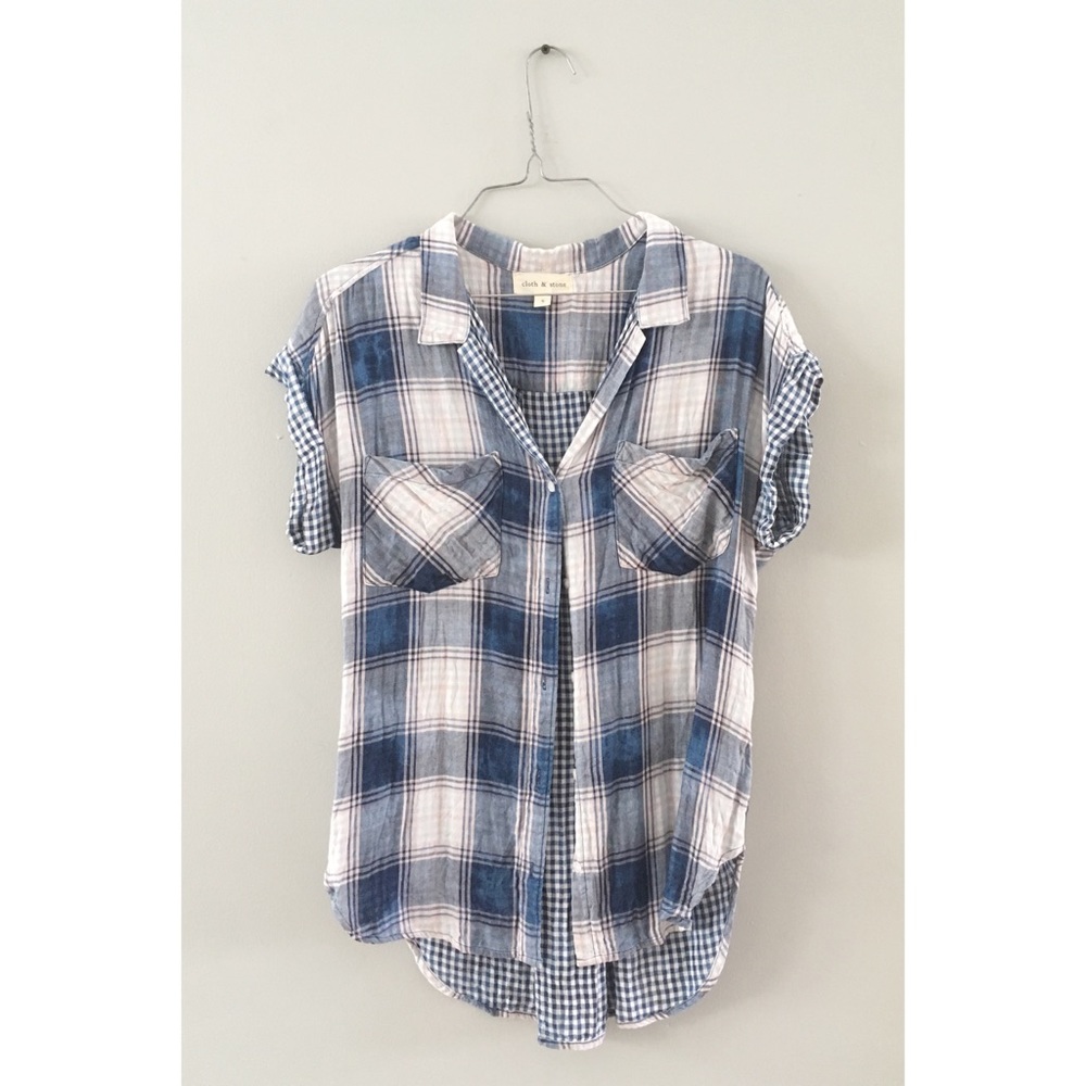 Anthropologie Celestine Button-down in Plaid